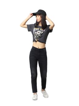 ONLY - Women Solid Black Jeans