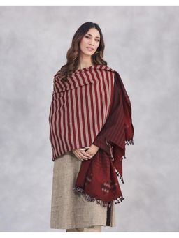 Fabindia - Maroon Wool Shawl