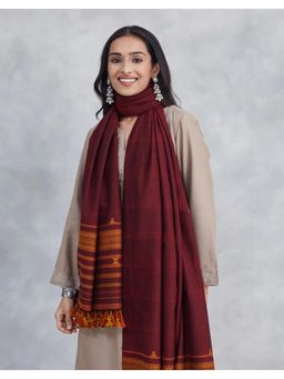 Fabindia - Maroon Wool Shawl