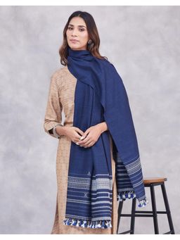 Fabindia - Blue Wool Shawl