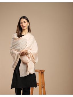 Fabindia - Beige Cashmere Shawl