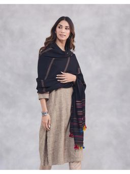 Fabindia - Black Wool Shawl