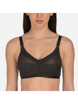 Mod & Shy - Lace Non-wired Non-padded Minimizer Bra - Black