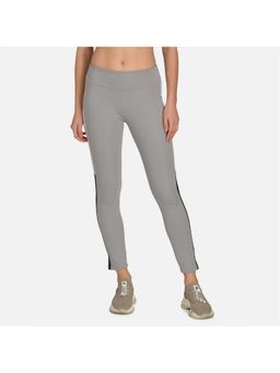 Mod & Shy - Women Solid Seamless Sports Tights - Grey