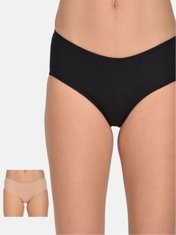 Mod & Shy - Pack Of 2 Women Hipstier Brief - Multi-Color
