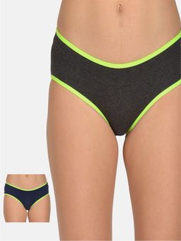 Mod & Shy - Pack Of 2 Women Hipstier Brief - Multi-Color