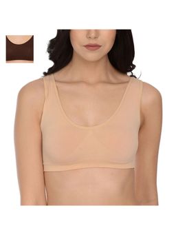 Mod & Shy - Pack Of 2 Teenager Bralette Bra - Multi-Color