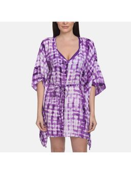 Mod & Shy - Printed Beach Kaftan Dress - Purple