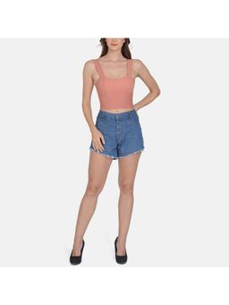 Mod & Shy - Solid Lightly Padded Seamless Bralette Bra Peach