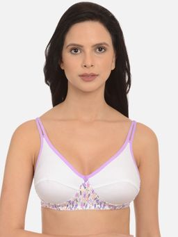Mod & Shy - Non-Padded Non Wired Basic Bra - White