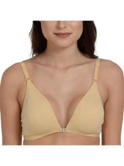 Mod & Shy - Front Open Plunge Bra - Nude