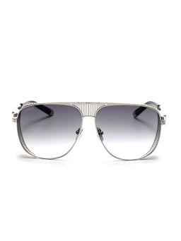 Scott Sunglasses - Green Lens Aviator UV Protected Sunglass Full Rim Silver Frame With UV Protection