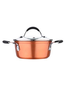 Bergner - Infinity Chefs Forged Aluminium Non Stick Casserole With Lid 24Cm Induction Base Copper (1)