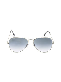 Fastrack - Silver Aviator Sunglasses (M165GY20GV)