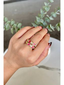 ANANA - Pink Clara Ring