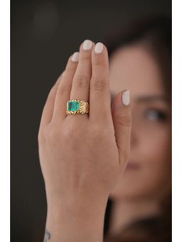ANANA - Green Maxine Ring