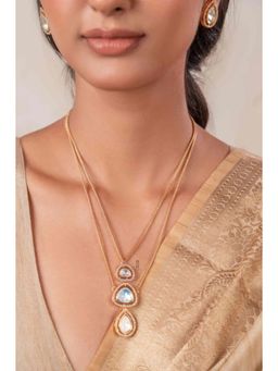 ANANA - White Saheli Necklace with Earrings