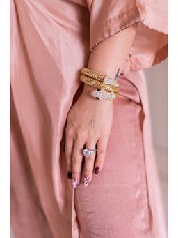 ANANA - Gold Snake Wrap Cuff