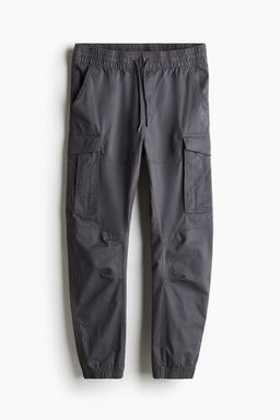 H&M - Men Grey Slim Fit Cargo Joggers