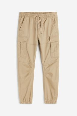 H&M - Men Beige Slim Fit Cargo Joggers