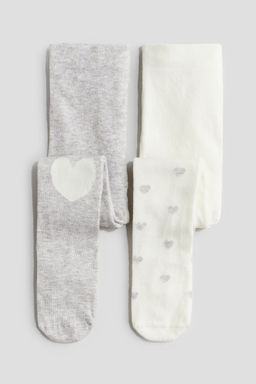 H&M - Girls 2-Pack Tights