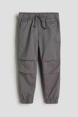 H&M - Boys Grey Twill Joggers