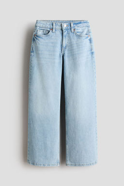 H&M - Girls Blue Wide Leg Jeans