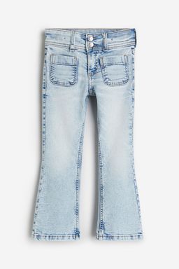 H&M - Girls Blue Superstretch Flared Leg Jeans