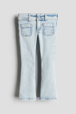 H&M - Girls Turquoise Superstretch Flared Leg Jeans