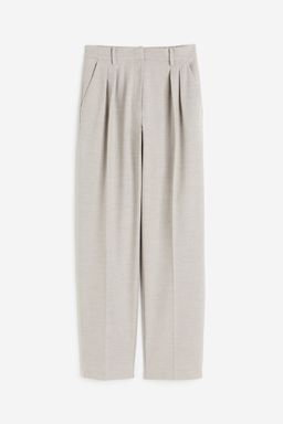 H&M - Women Grey Tapered Trousers