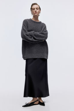 H&M - Women Black Midi Skirt