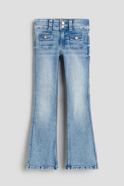 H&M - Girls Blue Bootcut Low Jeans