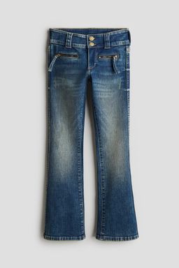 H&M - Girls Blue Bootcut Low Jeans