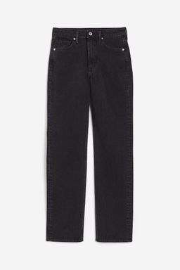 H&M - Women Black Slim Straight High Jeans
