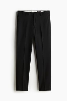 H&M - Men Black Slim Fit Suit Trousers