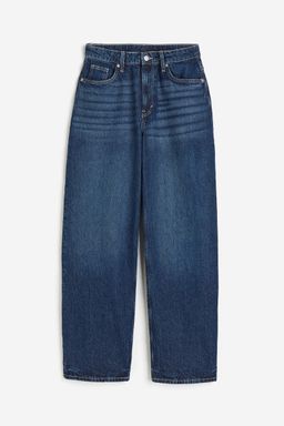 H&M - Women Blue Baggy High Jeans