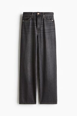 H&M - Women Grey Straight High Jeans