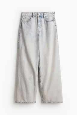 H&M - Women Blue Baggy Regular Jeans
