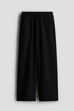 H&M - Girls Black Pull-On Trousers