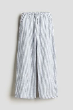 H&M - Girls Blue Pull-On Trousers