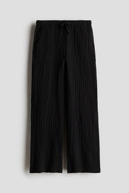 H&M - Girls Black Pull-On Trousers