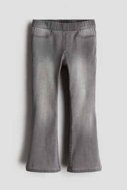 H&M - Girls Grey Superstretch Flared Leg Jeans