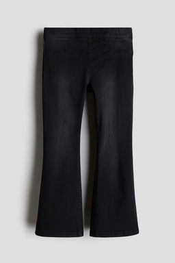 H&M - Girls Black Superstretch Flared Leg Jeans