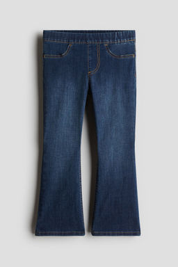 H&M - Girls Blue Superstretch Flared Leg Jeans