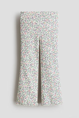 H&M - Girls White Flared Leggings