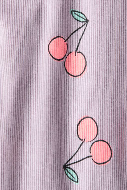 H&M - Girls Purple Flared Leggings