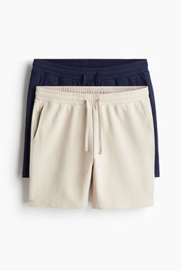 H&M - Men 2-Pack Regular Fit Sweatshorts