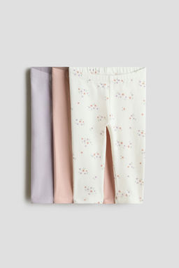 H&M - Boys & Girls 3-Pack Cotton Jersey Leggings