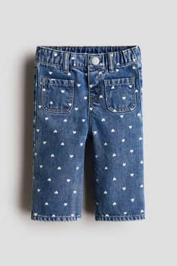 H&M - Girls Blue Flared Leg Jeans