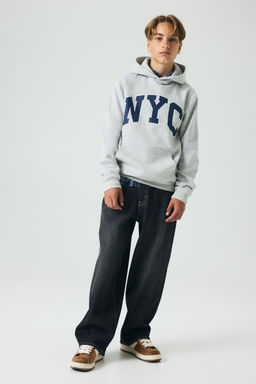 H&M - Boys Grey Super Baggy Jeans